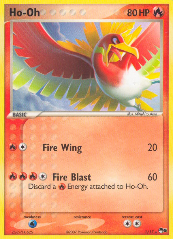 POP Series 5 Non - Holo Ho-Oh #1